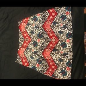 Beautiful Print High Waist Skirt
